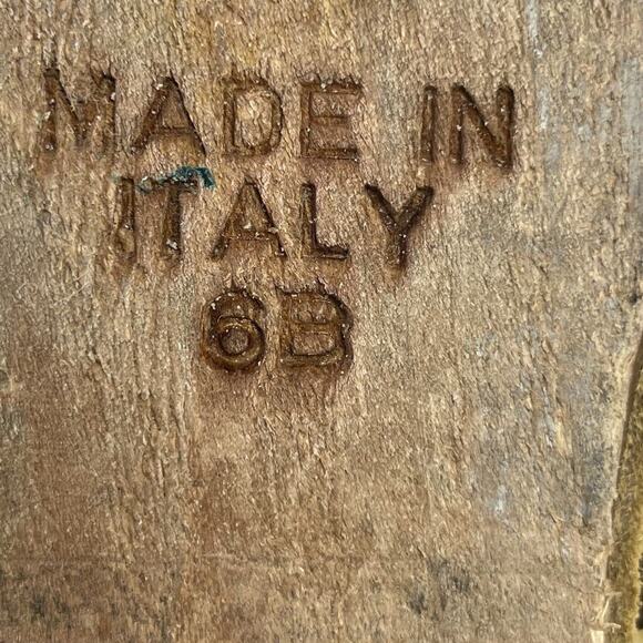 Michael Kors Wooden Clogs Womens Size 6 B Chestnut Tan Suede Made In Italy - Picture 10 of 10